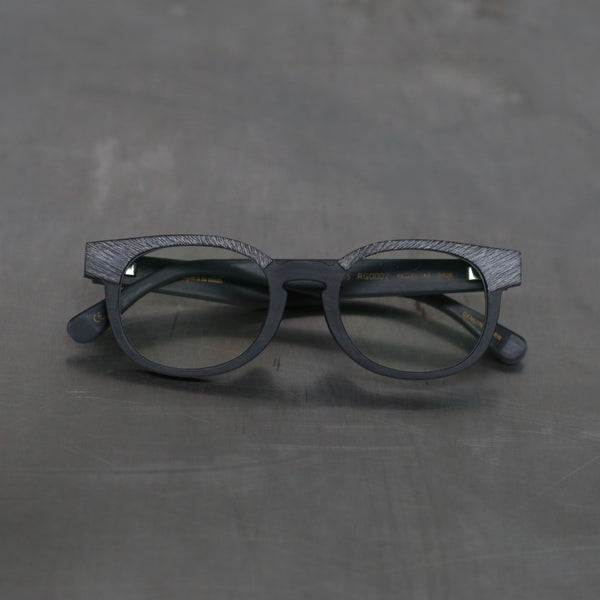 RIGARDS RG0002 series collection Highly handcrafted natural horn wire cut glasses RG-RG0002-HKTM black frame transparent lens
